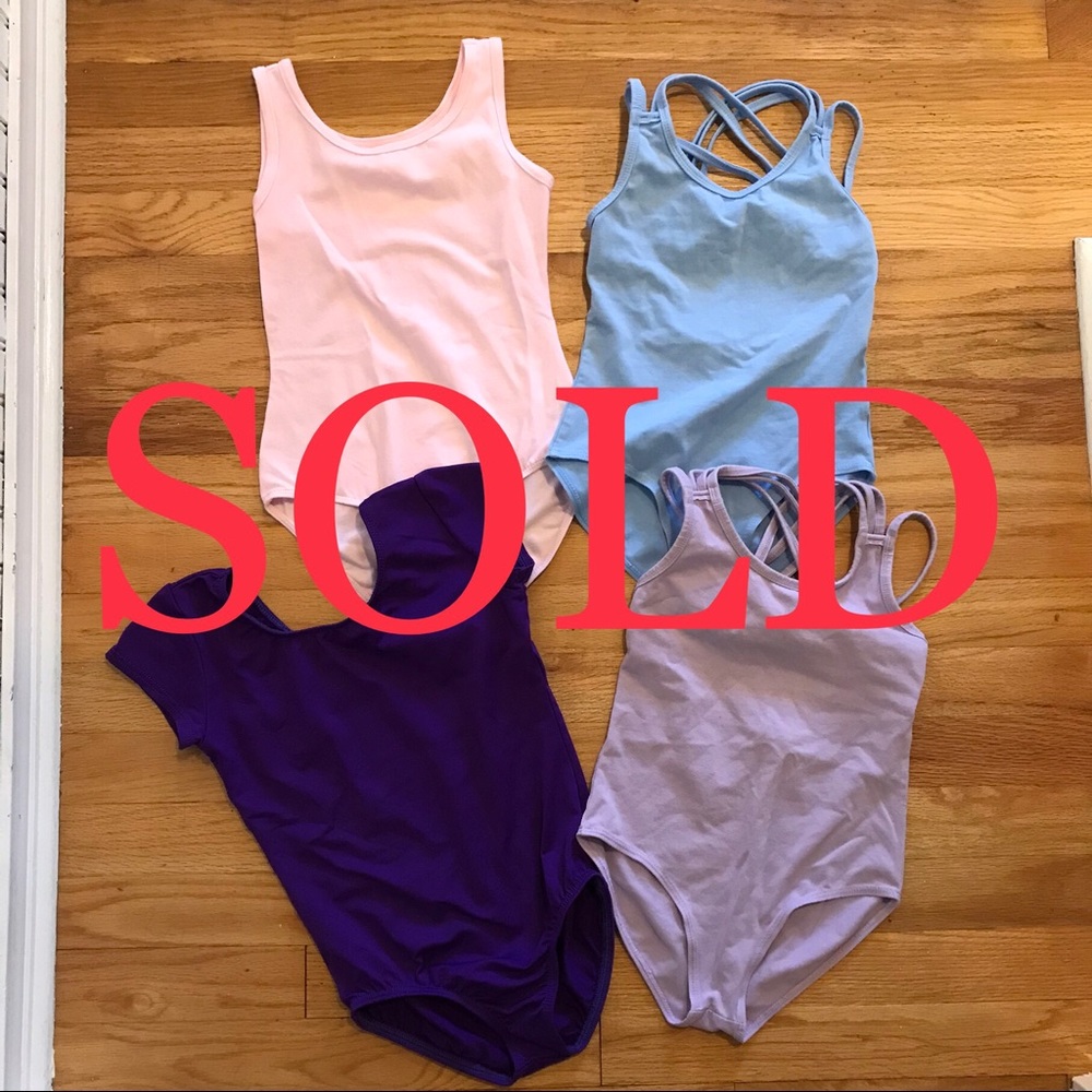 Various colored leotards